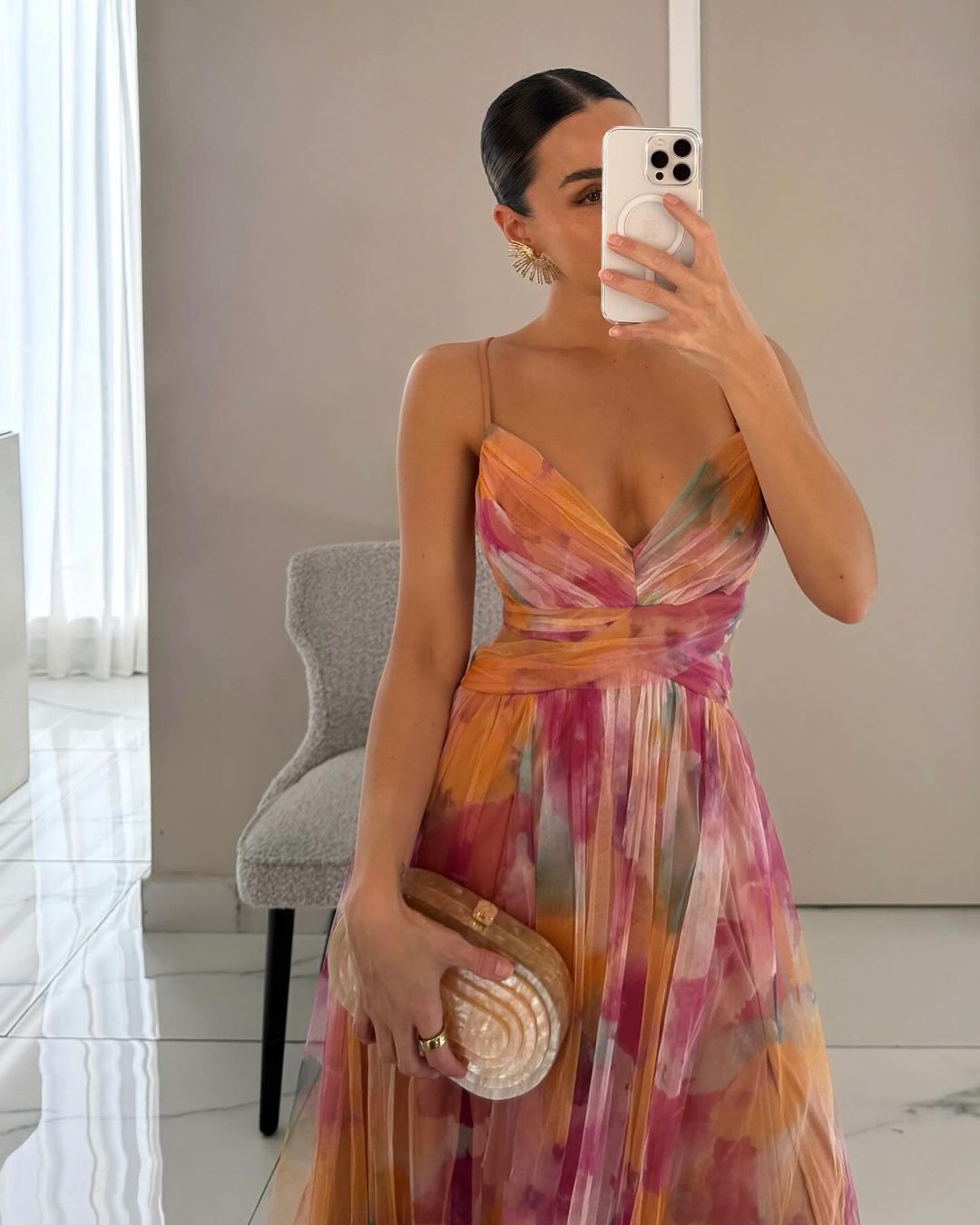 Giselle - Maxi jurk met bloemenprint voor dames