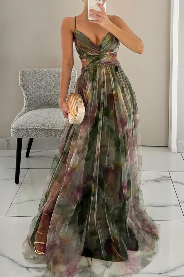 Giselle - Maxi jurk met bloemenprint voor dames
