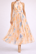 Camille - Jurk met aquarel print voor dames