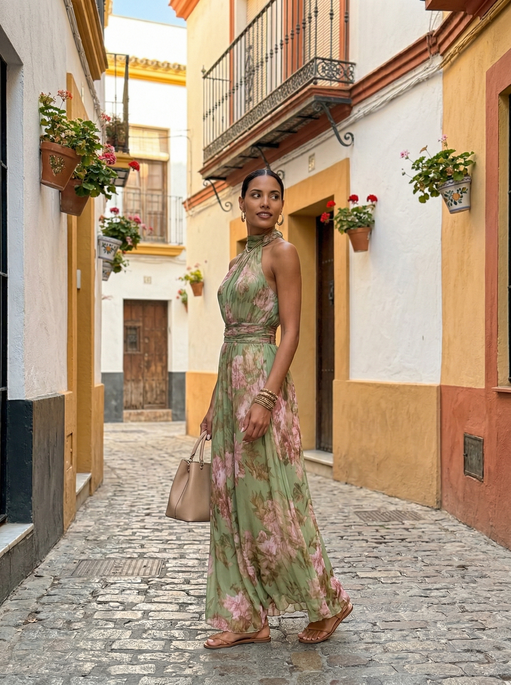 Aria - Elegante jurk met bloemenprint voor dames