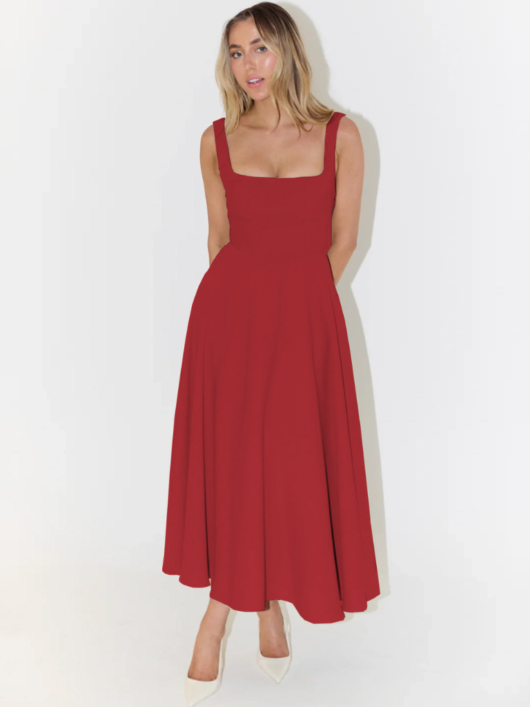 Melis - Elegante midi jurk voor dames
