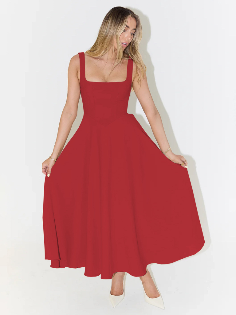 Melis - Elegante midi jurk voor dames
