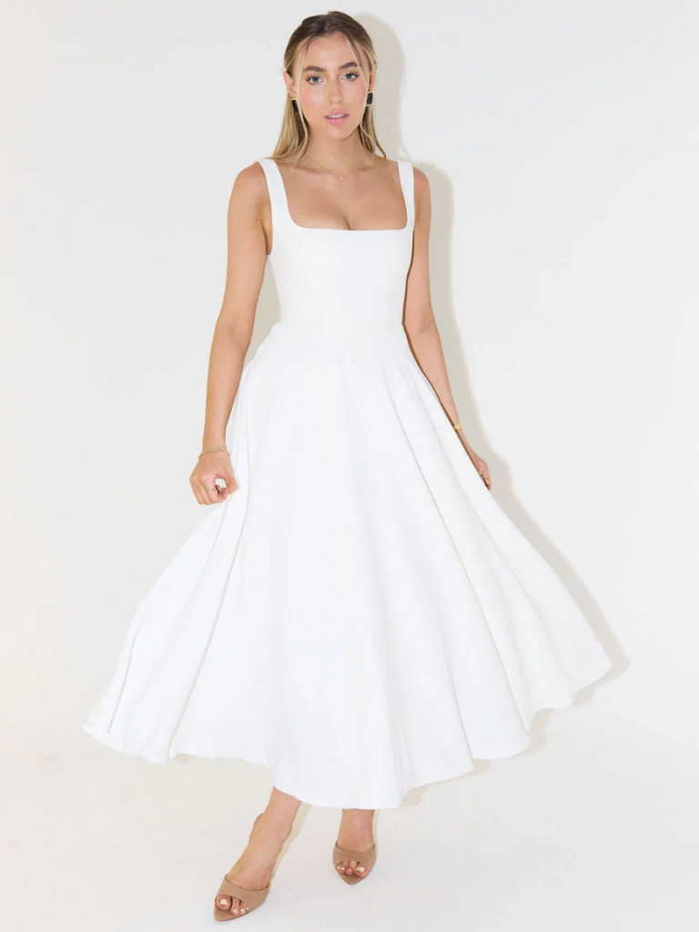 Melis - Elegante midi jurk voor dames