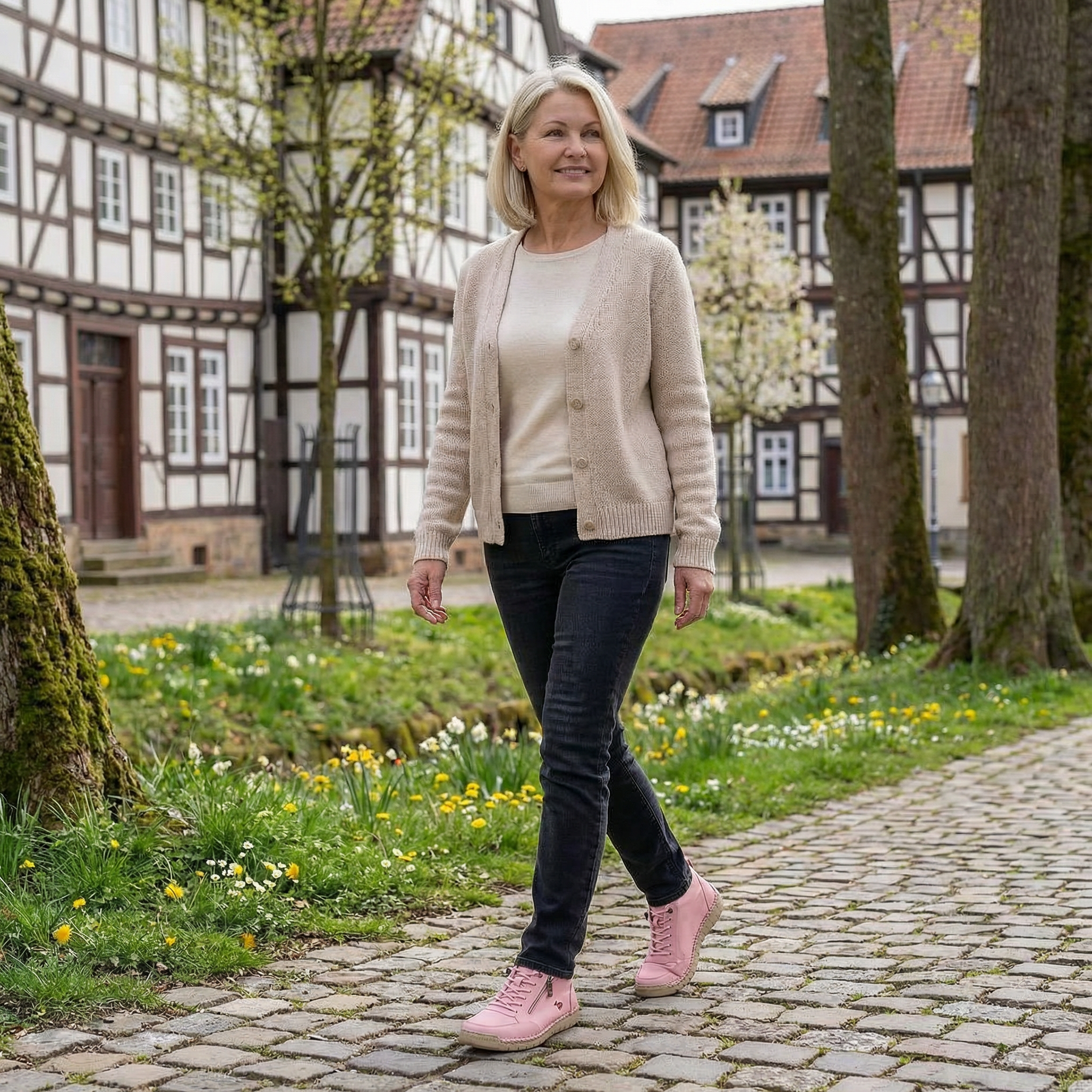 Mila - Orthopedische sneakers met rits voor dames
