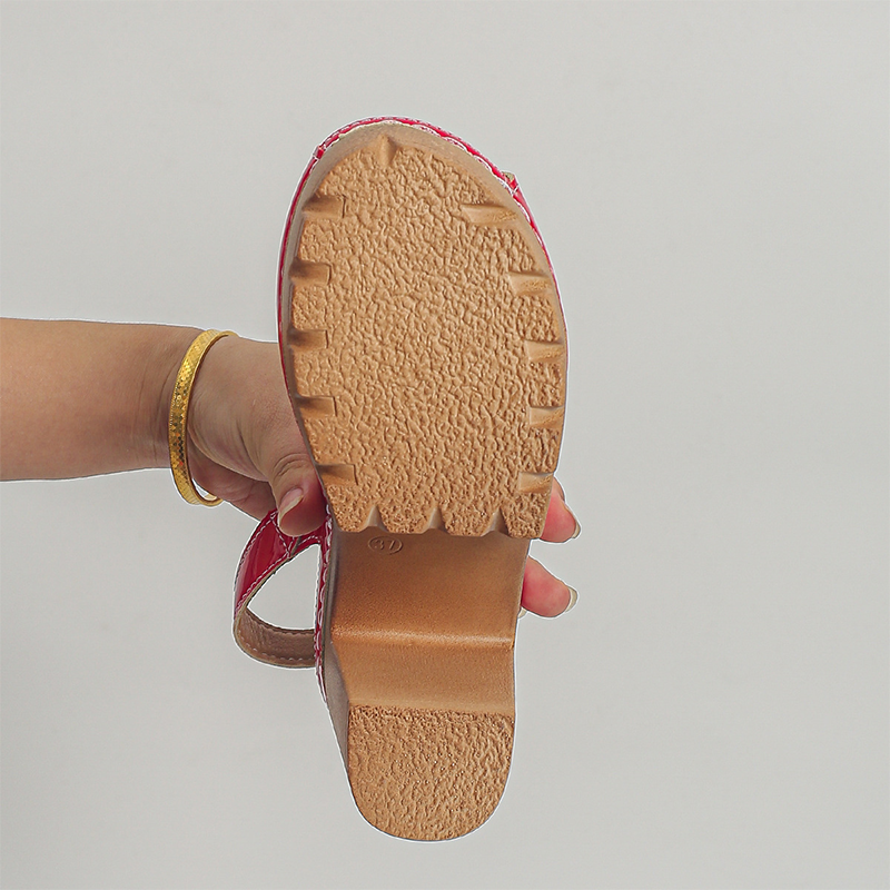 Elara - Peep toe sandalen met hak en gesp voor dames